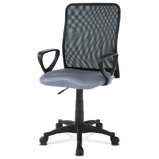 Kancelářská židle  - látka šedá/černá  KA-B047 GREY